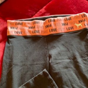 Pink Victoria secret yoga pants